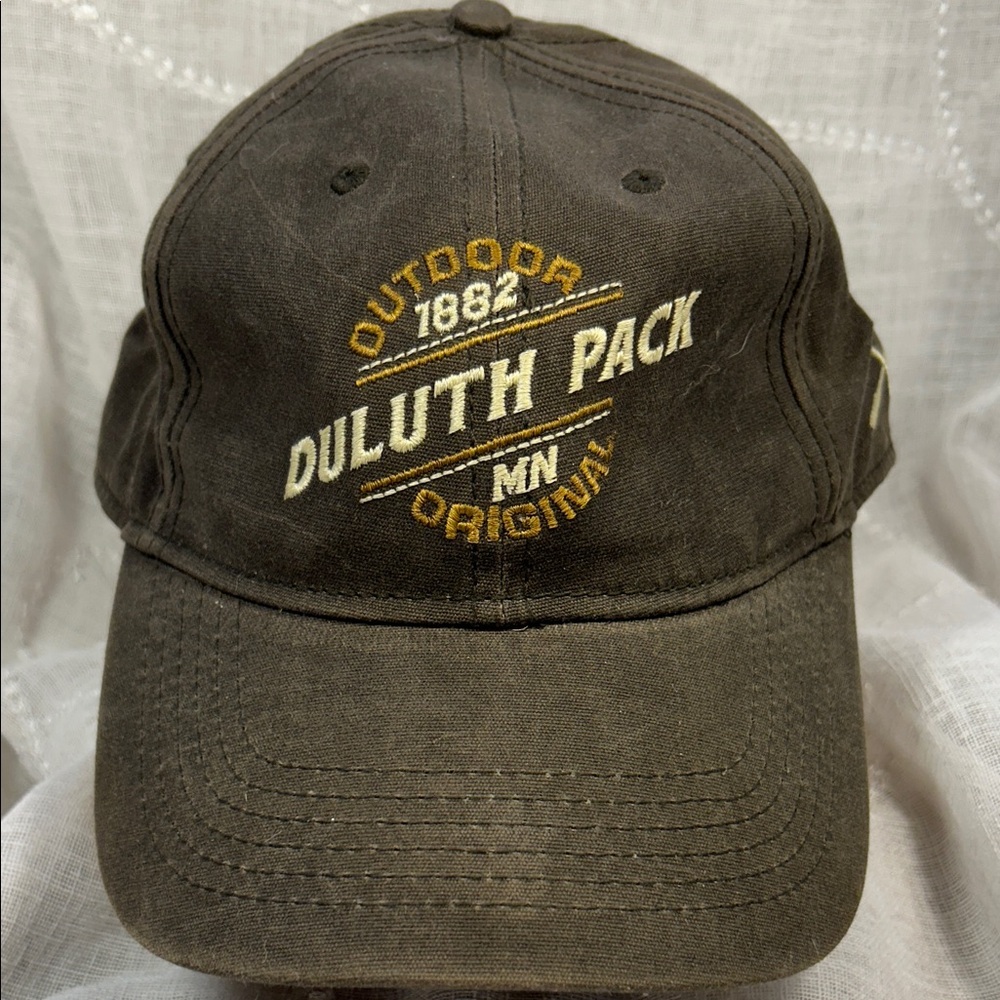 Duluth Pack Waxed canvas trucker baseball cap hat